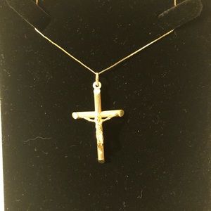 14K Yellow Gold Cross